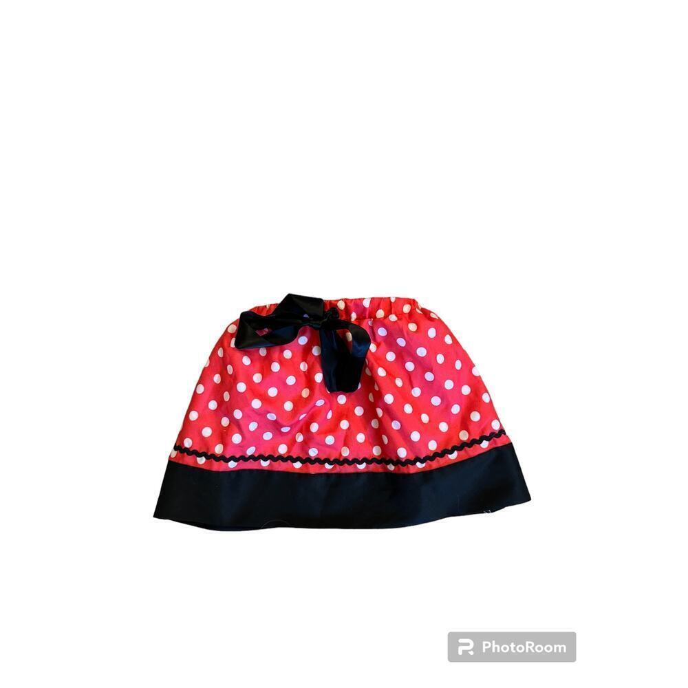 Kids 2 Piece Set | Red, Black & White Skirt & Shirt | Girls 3 Years Old - Picture 2 of 2